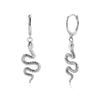 Orecchini a cerchio Silver Snake
