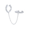 Ashley silver cuff earring