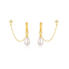 Orecchino Doppio Kiah Pearl