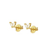 Goldener Hasen-Ohrstecker